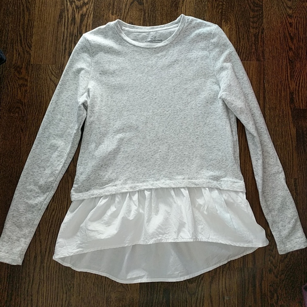 Vineyard Vines Mixed Media Sweatshirt Size XS
